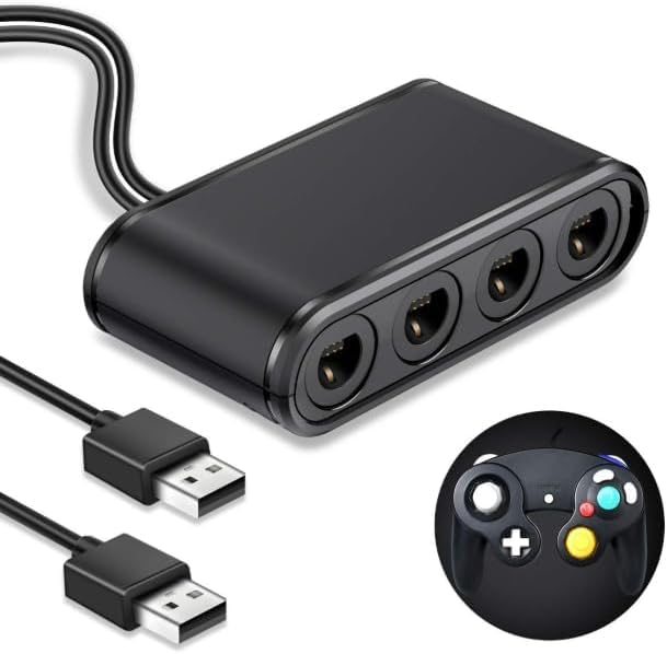 Amazon.co.jp: GCコントローラー接続タップ 互換品 ゲームキューブ